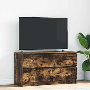 Vidaxl TV stalak dimljeni hrast 100x35x54 cm lijepljeno drvo