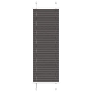 Vidaxl Plisirana zavjesa Crna 40x150 cm Širina tkanine 39,4 cm