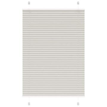 Vidaxl Plisirana roleta svijetlosiva 85x150 cm širina tkanine 84,4 cm