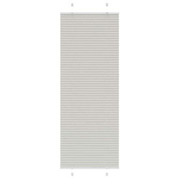 Vidaxl Plisirana roleta svijetlosiva 75x200 cm širina tkanine 74,4 cm
