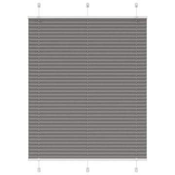 Vidaxl Plisirana zavjesa antracit boje 105 x 150 cm, širina tkanine