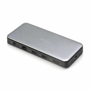 Digitus USB 3.2 Type-C 11u1 4K priključna stanica crna DA-70917