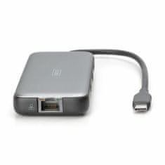 Digitus priključna stanica USB 3.2 TipC 8u1 4K siva DA-70915
