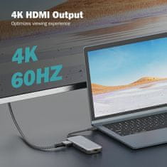 Digitus USB 3.2 Type-C 7-u-1 4K priključna stanica crna DA-70914