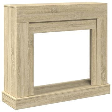 Vidaxl Okvir za kamin boja hrasta 100x30x87,5 cm od konstruiranog drva