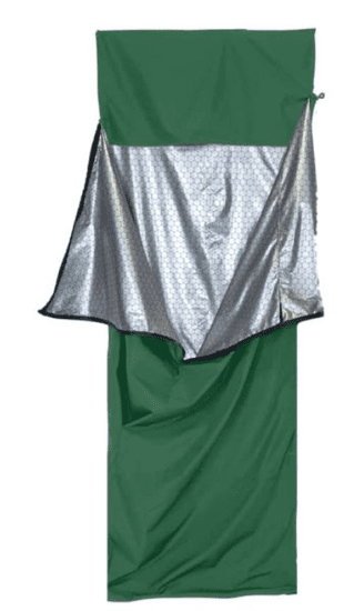 LayOn Izolacijska torba CozyBivy, 188 x 65 cm, zelena