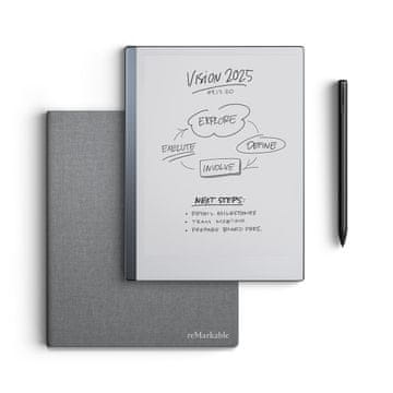 Remarkable Tablet reMarkable 2 + Marker PLUS + Book Folio Polymer weave - Siva