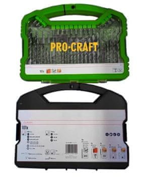 Procraft Set svrdla i svrdla DBS-101