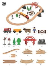 Brio 33909 Ruralni pejzaž set vlakića