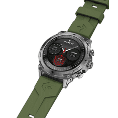 Garett Atom, pametni sat srebrni čelik (AMOLED, Bluetooth pozivi, 100+ sportskih načina)