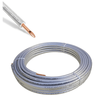 Tecnogas Izolirana bakrena cijev "6" 1/4" Cupex Gel Silver 1m