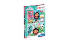 Clementoni Gabbys dollhouse slagalica 2 x 60 komada
