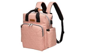 Unika Torba za previjanje Fashion – ruksak s USB priključkom - roza_940028