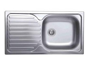 Elleci Kuhinjski sudoper od nehrđajućeg čelika s odvodom SPECIAL 300 DX INOX left