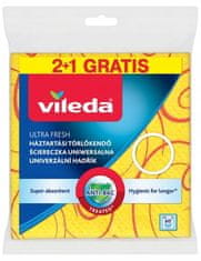 Vileda Set od 3 univerzalne krpe sa srebrnim ionima 34x34 cm