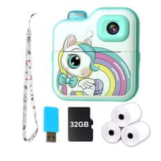 MG B2 dječji instant fotoaparat + 32GB kartica, zeleno