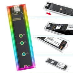 MG vanjski box za SSD disk M2 NVMe/NGFF