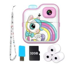 MG B2 dječji instant fotoaparat + 32GB kartica, ružičasta