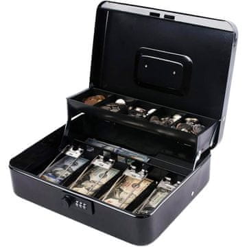 MG Money Box sef na sigurnosni kod, crni