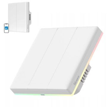 Sonoff Pametni LED RGB WiFi zidni prekidač osjetljiv na dodir TX T5 eWeLink 2-kanalni