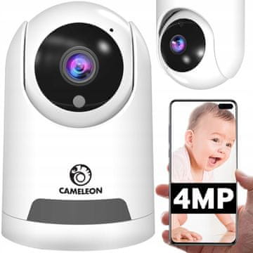 Dexxer Pametna WIFI bežična rotirajuća 4MPX nadzorna kamera IR praćenje ICESEE