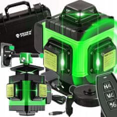 Dexxer Akumulatorski laserski nivelir sa 16 linija, zeleni, 2x 2400 mAh LL17P