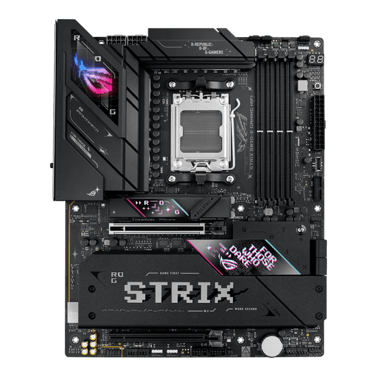 ASUS Matična ploča Rog Strix B850-E, gaming, WiFi, AMD B850, 4xDDR5, 5xM.2, 4xSATA, 5Gb LAN (90MB1J60-M0EAY0)