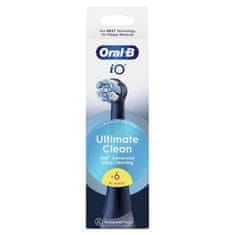 Oral-B zamjenske glave četkice iO Ultimate Clean Black, zamjenske glave, 6