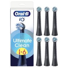 Oral-B zamjenske glave četkice iO Ultimate Clean Black, zamjenske glave, 6