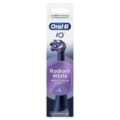 Oral-B zamjenske glave četkica iO Radiant White Black, zamjenske glave, 4