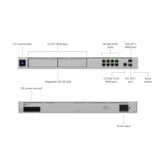 Ubiquiti ruter s 9 portova 1G+SN. Dream Machine Pro Max UDM-PRO-MAX