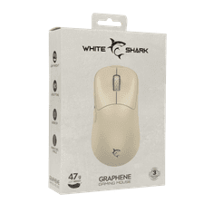 White Shark Miš GM-5014 Graphene / 12.400 DPI - Bež