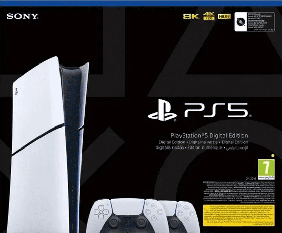 Sony PlayStation 5 Digital D Chassis Igraća konzola + PS5 DualSense kontroler