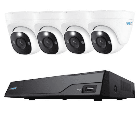 Reolink NVR snimač, 4K, 8-kanalni, 2TB HDD, 4x POE kamere (NVS8-8MD4)