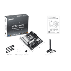 ASUS Matična ploča Prime B840M-A, WIFI, AM5, mATX, 4xDDR5, 3xM.2, 4xSATA, 2.5Gb LAN (90MB1J20-M0EAY0)