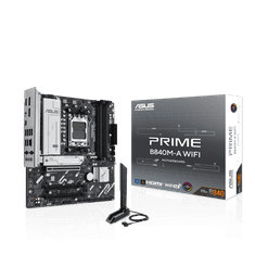 ASUS Matična ploča Prime B840M-A, WIFI, AM5, mATX, 4xDDR5, 3xM.2, 4xSATA, 2.5Gb LAN (90MB1J20-M0EAY0)