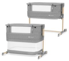 Kinderkraft Neste Grow 3u1 dječji krevet light grey full wood