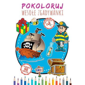 Fenix OBOJAJ SRETNA POGAĐANJA STRANICA ZA BOJANJE KNJIGA ZA SLIKARICE ZA DJECU