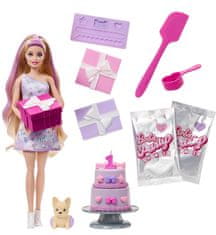 Mattel Barbie Party Unboxed lutka, plava
