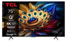 75C655 4K UHD QLED TV, Google TV