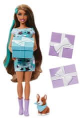 Mattel Barbie Party Unboxed lutka, tamna kosa