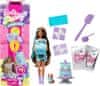 Mattel Barbie Party Unboxed lutka, tamna kosa