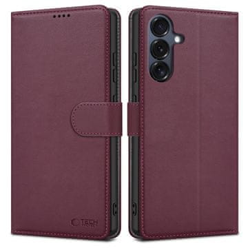 Tech-protect Wallet preklopna maska za Samsung Galaxy A16 4G / 5G, bordo