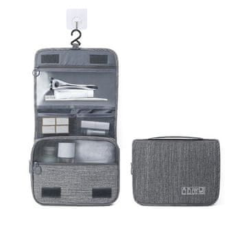 LIVEFY kozmetička torbica Lush, siva