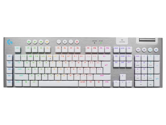 Logitech G915 X LightSpeed tipkovnica, GL Tactile, bežična, CRO, bijela (920-012690)