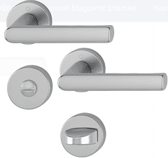 Hoppe Garniture kvaka za unutarnja vrata Hamburg, aluminij