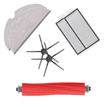 Prime Mega-pack s krpama i crnim bočnim četkama za Roborock Q5, Q5 Max, Q7, Q7 Max