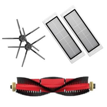 Prime Mega-pack s crnim bočnim četkicama za Roborock S5, S6, E5, S50, S55