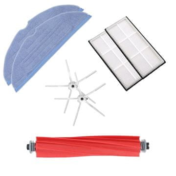 Prime Mega-pack s krpama i bijelim bočnim četkama za Roborock S7