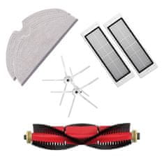 Prime Mega paket s krpama i bijelim bočnim četkama za Roborock S5, S6, E5, S50, S55